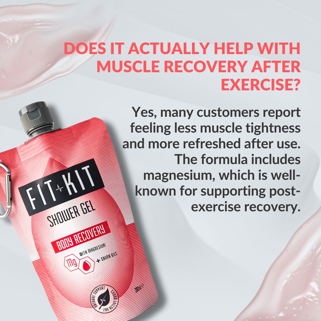 Body Recovery Shower Gel Health & Beauty Fit Kit Bodycare