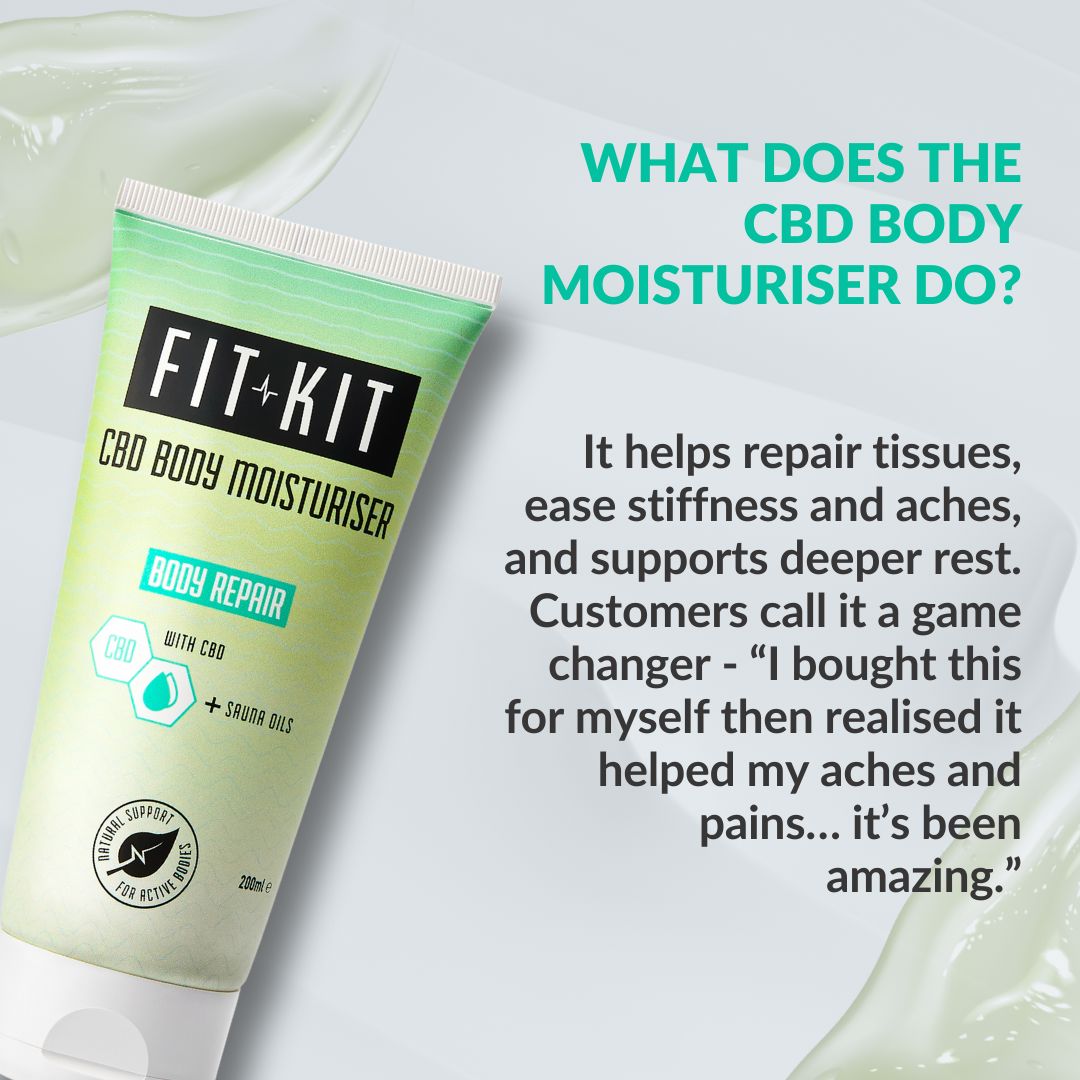Body Repair CBD Body Moisturiser Health & Beauty Fit Kit Bodycare