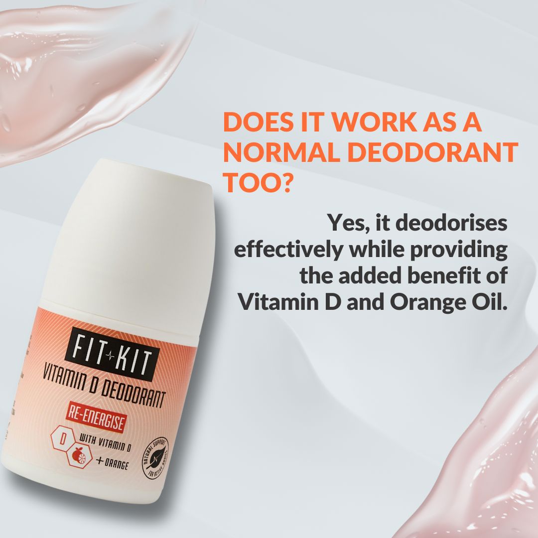 Re-Energise Vitamin D Deodorant Health & Beauty Fit Kit Bodycare