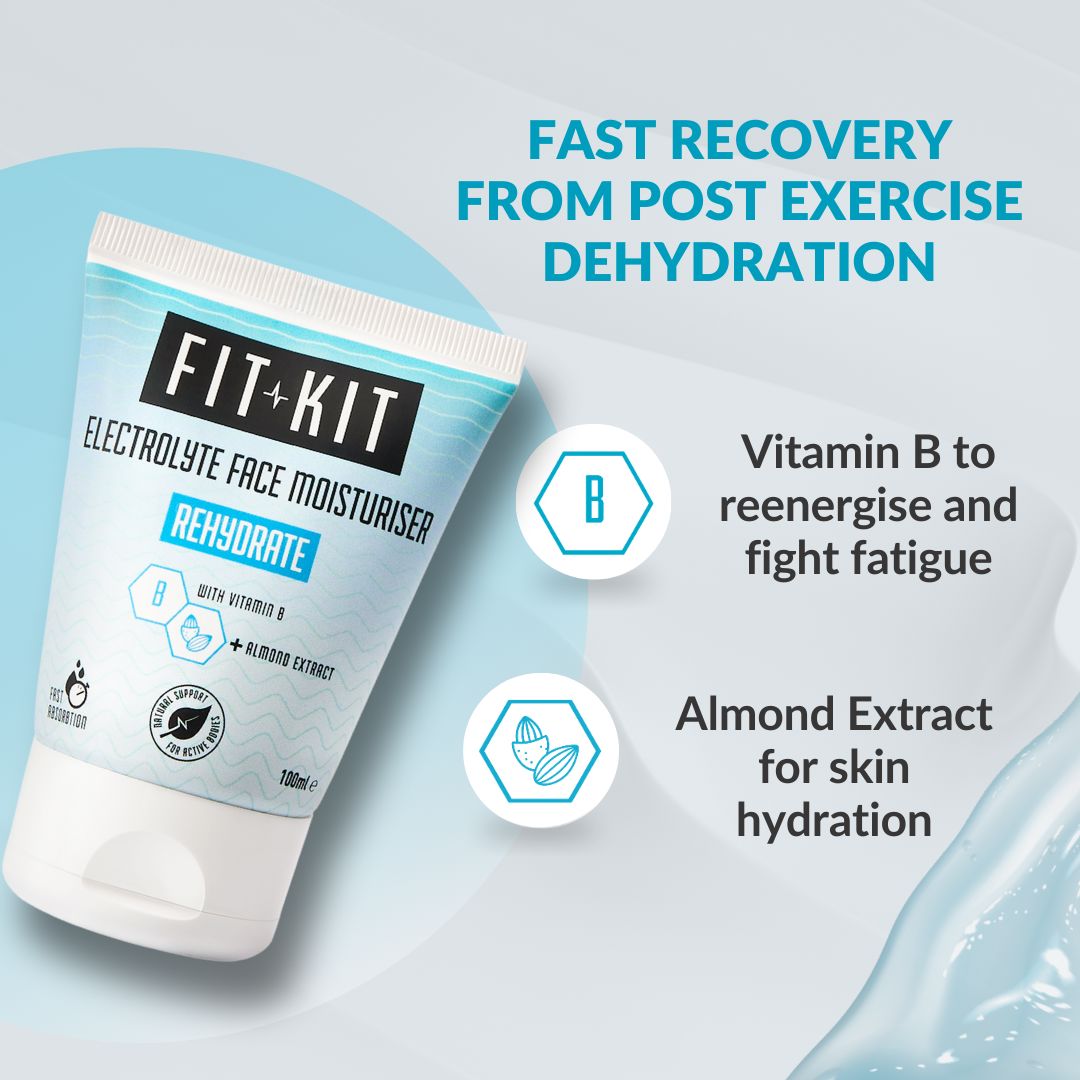 Rehydrate Electrolyte Face Moisturiser Health & Beauty Fit Kit Bodycare