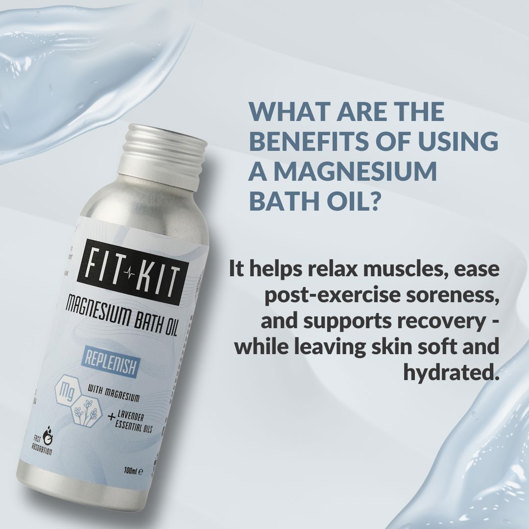 Replenish Magnesium Bath Oil Health & Beauty Fit Kit Bodycare 