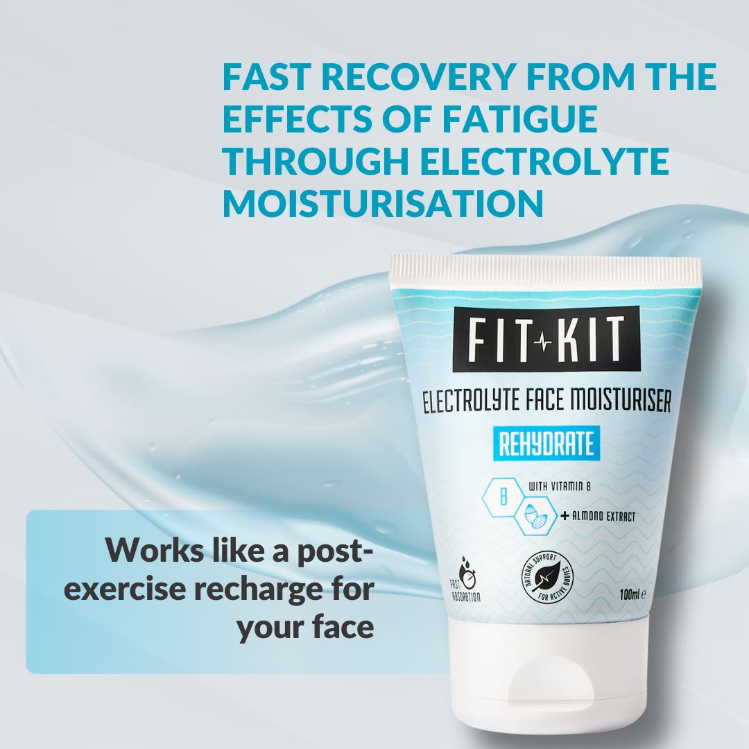 Rehydrate Electrolyte Face Moisturiser Health & Beauty Fit Kit Bodycare 
