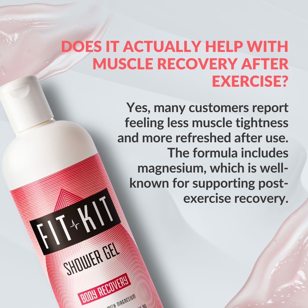 Body Recovery Shower Gel 500ml Health & Beauty Fit Kit Bodycare 