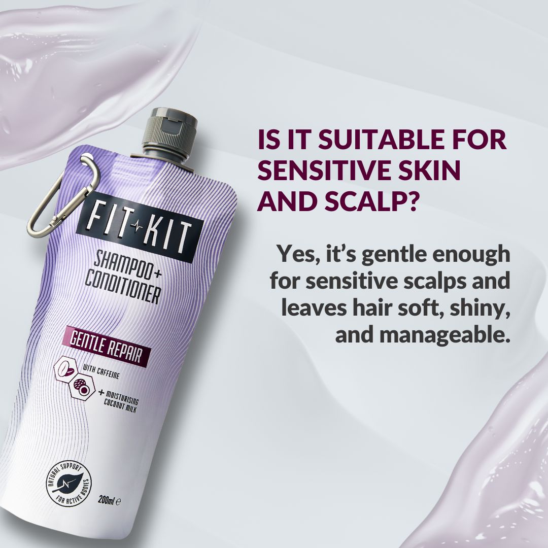 Gentle Repair Shampoo + Conditioner Health & Beauty Fit Kit Bodycare 