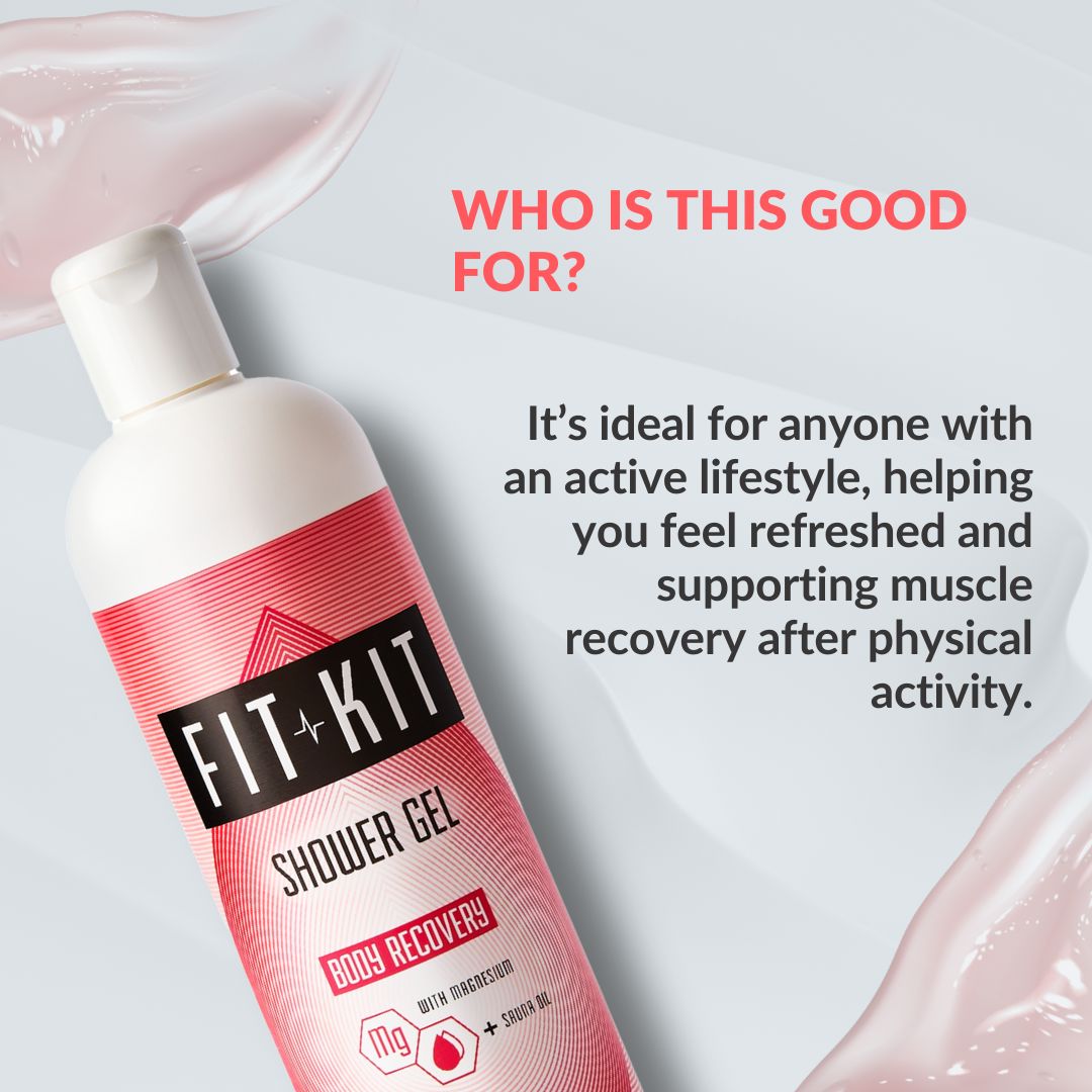 Body Recovery Shower Gel 500ml Health & Beauty Fit Kit Bodycare 