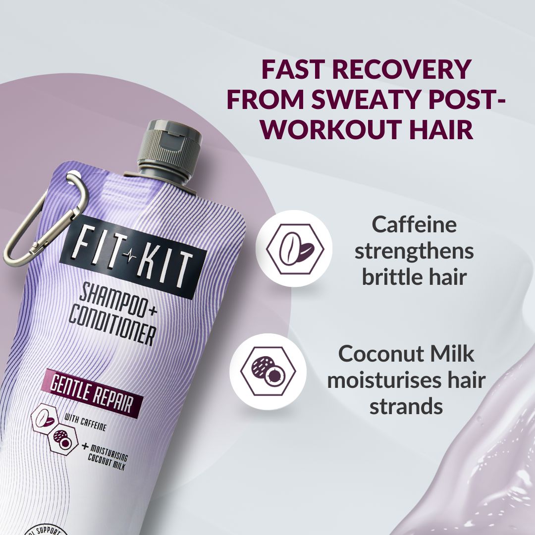 Gentle Repair Shampoo + Conditioner Health & Beauty Fit Kit Bodycare 