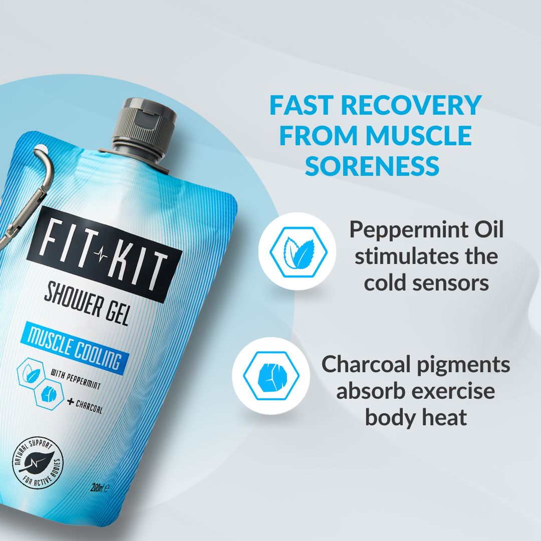 Muscle Cooling Shower Gel Health & Beauty Fit Kit Bodycare 