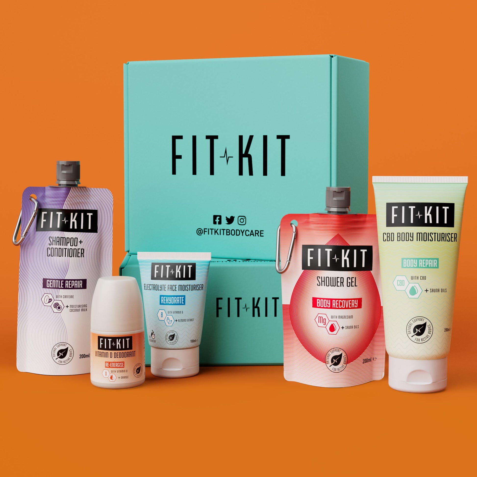 Post Exercise Recovery Kit - Gift Health & Beauty Fit Kit Bodycare 