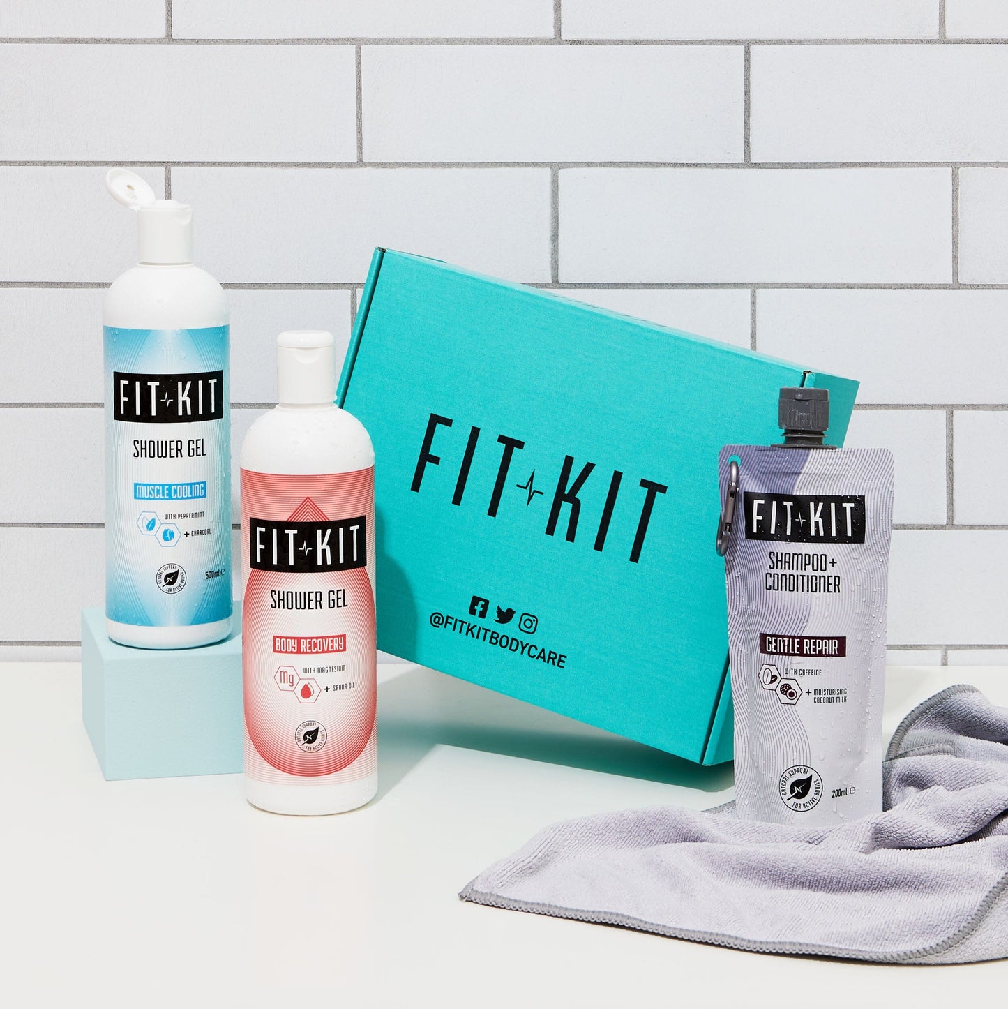 Power Shower Kit - Gift Set Health & Beauty Fit Kit Bodycare 