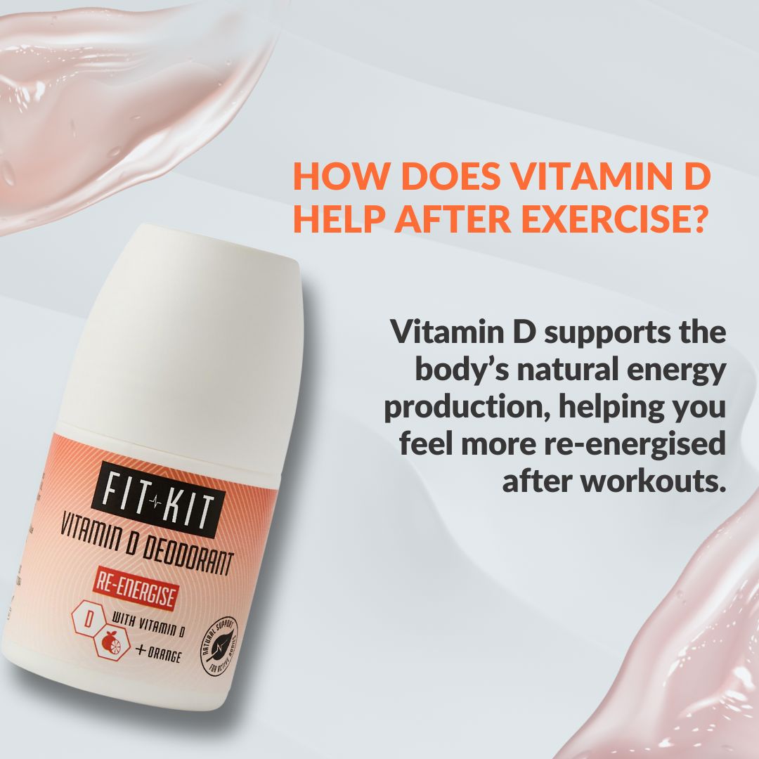 Re-Energise Vitamin D Deodorant Health & Beauty Fit Kit Bodycare 
