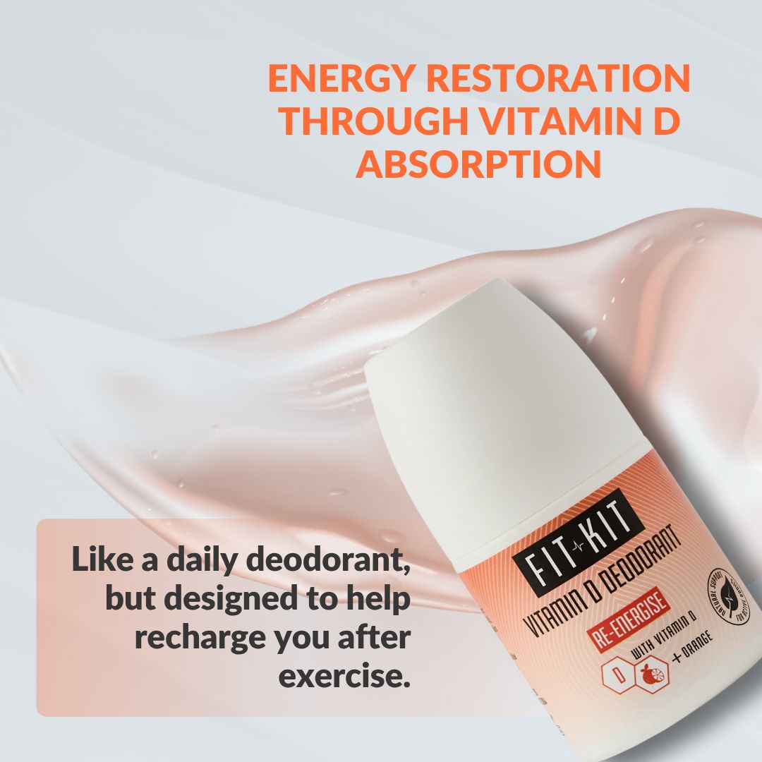 Re-Energise Vitamin D Deodorant Health & Beauty Fit Kit Bodycare 