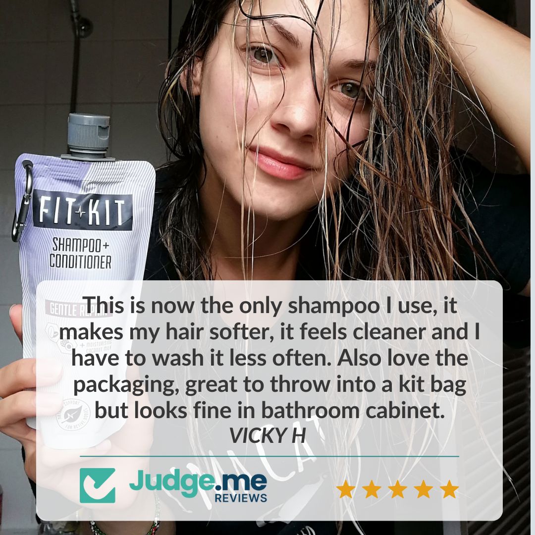 Gentle Repair Shampoo + Conditioner Health & Beauty Fit Kit Bodycare 