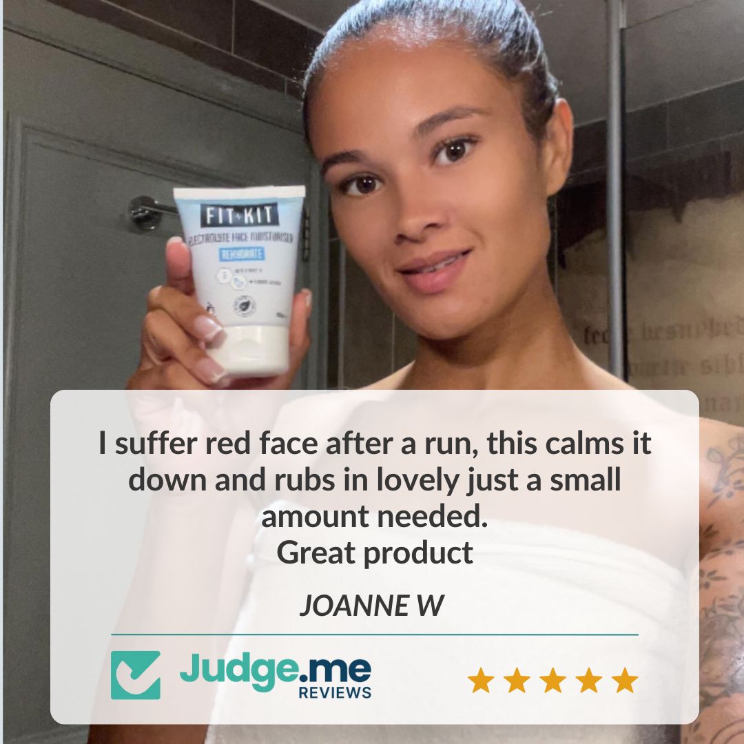 Rehydrate Electrolyte Face Moisturiser Health & Beauty Fit Kit Bodycare 