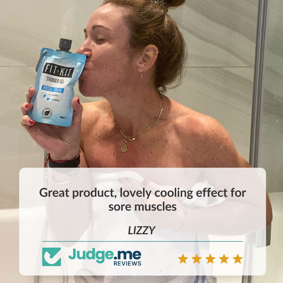 Muscle Cooling Shower Gel Health & Beauty Fit Kit Bodycare 