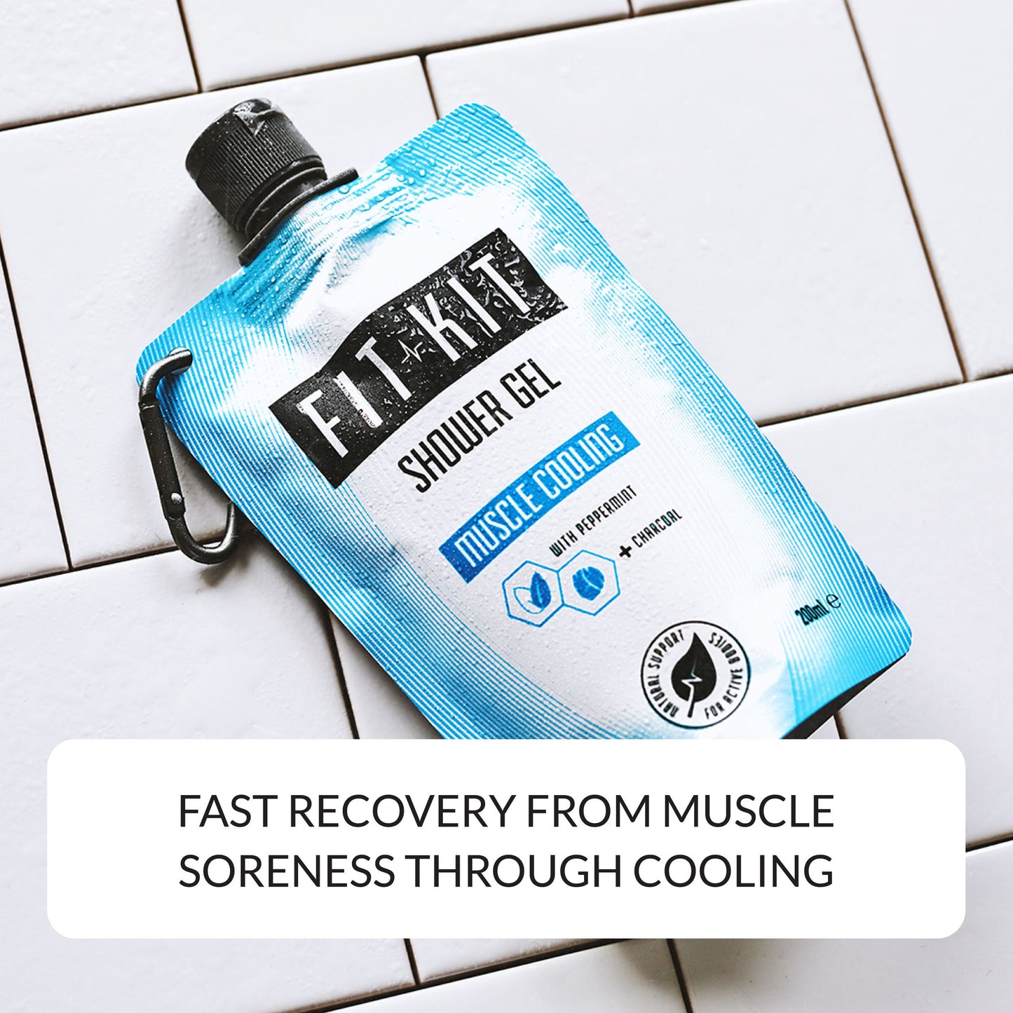 Muscle Cooling Shower Gel Fit Kit Bodycare 